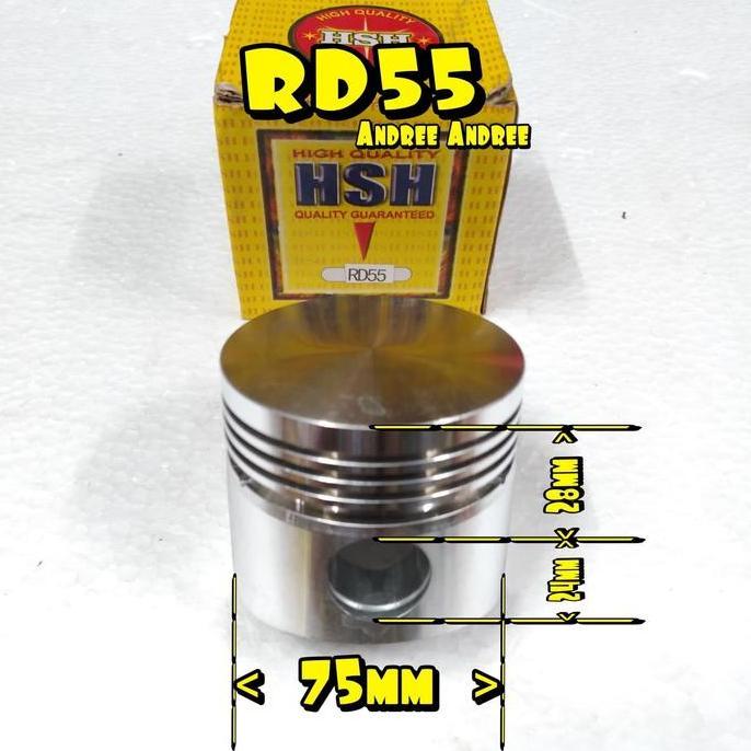 TERBARU - RD55 Piston - Seher Kubota RD-55 RD 55