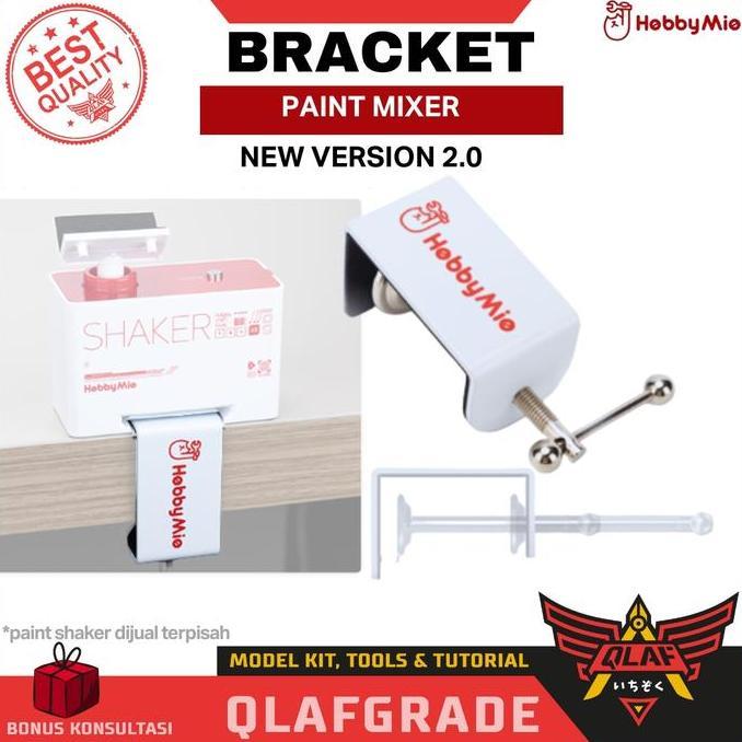 Bracket Shaker Hobby mio - adjustable clamp pengaduk cat paint mixer campur cat otomatis (TERBAIK) (