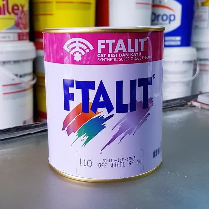 TERBARU - Cat minyak Ftalit 1 kg / cat besi kayu Kansai Paint bagus warna putih white