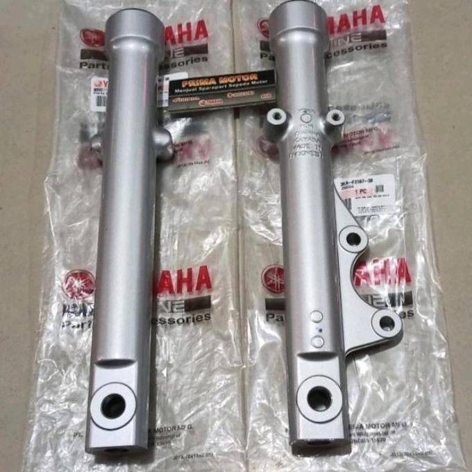 TERBARU - TABUNG SHOCK RX KING NEW SILVER SET TABUNG SHOCK DEPAN RX KING NEW ORI