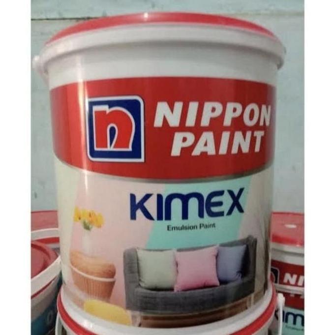 CAT TEMBOK NIPPON PAINT PUTIH KIMEX BS 9102 5KG 5 KG 9102 SS WARNA LAI