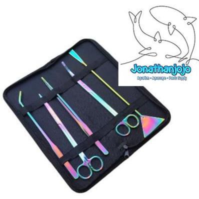 5 in 1 tool set aquascape gunting pinset scraper scissor tweezer