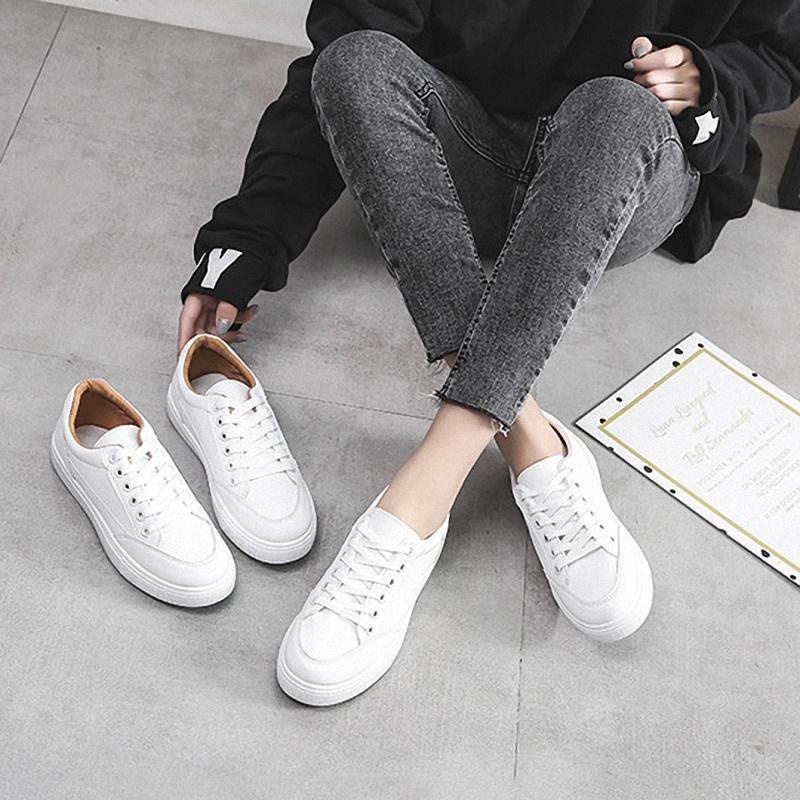 Muzy Sepatu Sneakers Putih Sepatu Wanita Tali Sepatu Kets Wk108