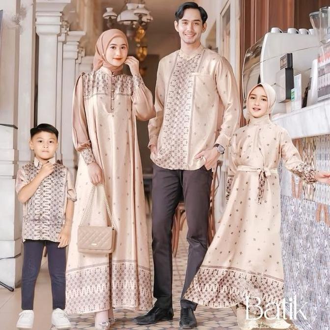 TERPOPULER Daraya Series - Gamis Koko Pria Lengan Panjang Lebaran Baju Pasangan Dewasa Sarimbit Kelu