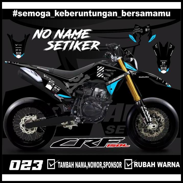 BEST DEAL PREMIUM DECAL STIKER HONDA CRF 150L CRF 250 CRF 450 FULL BODY COSTUM SPORTY DESAIN TERBARU