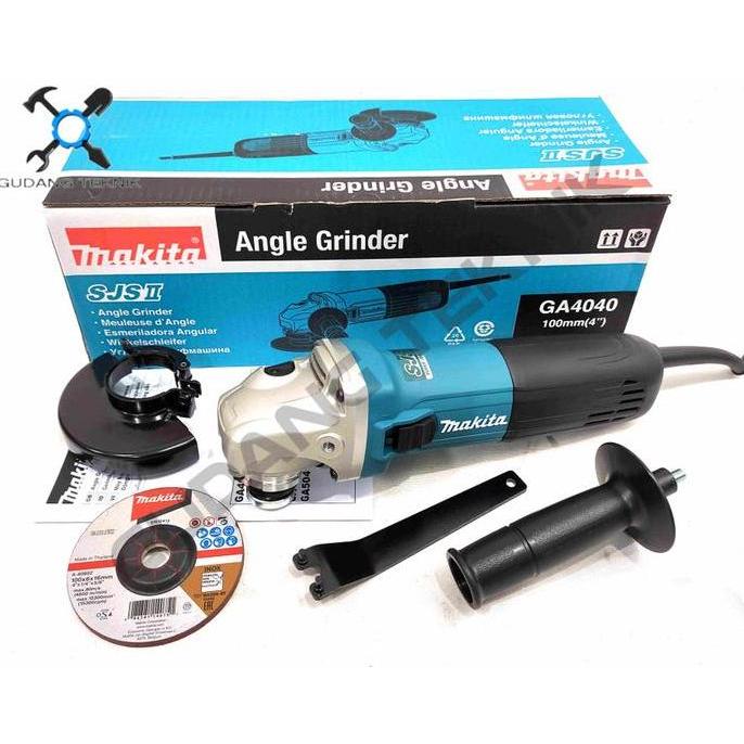 REZORHA Mesin Gerinda Tangan 4" GA4040 MAKITA / Mesin Gerinda Grinda Gurinda Listrik  4" GA 4040 - A