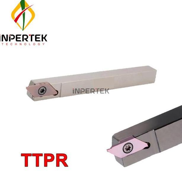 PUMERIA TTP R 10 Holder Grooving Insert Cutting TTP S pahat Bubut Potong 10mm