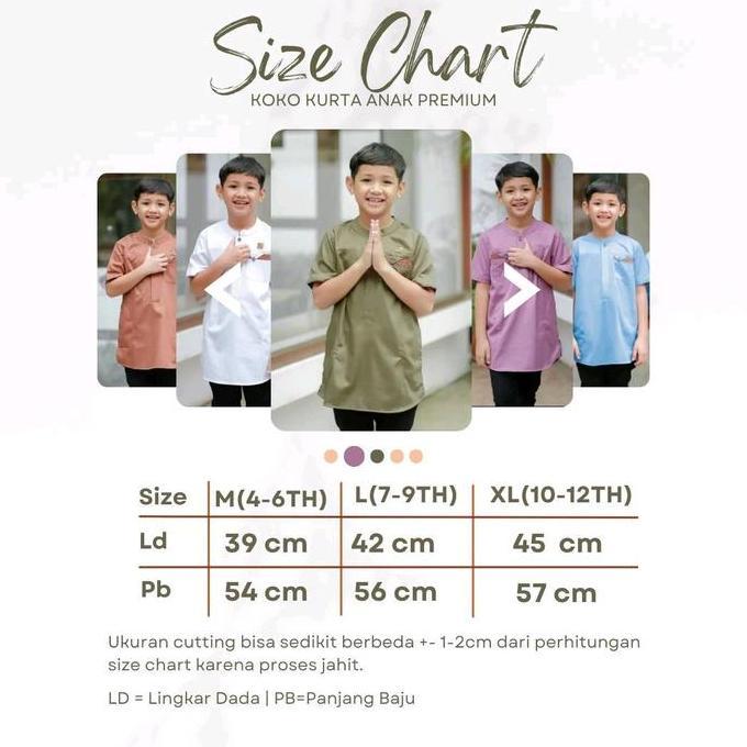 PALING LARIS Baju Koko Couple Ayah Dan Anak Warna Hijau Army Kode Fauzan Bahan Toyobo Katun PALING L
