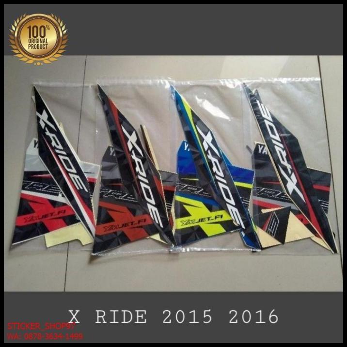 DISKON (ORI) STRIPING LIS BODY FULLSET MOTOR X RIDE 2016  KUALITAS ORIGINAL 