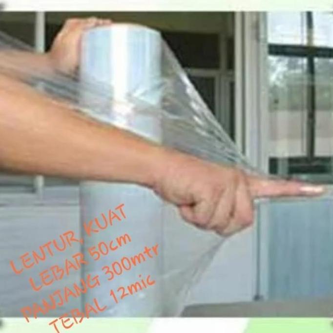 Plastik Strecth Film, Plastic Wrapping 50cm x 300m