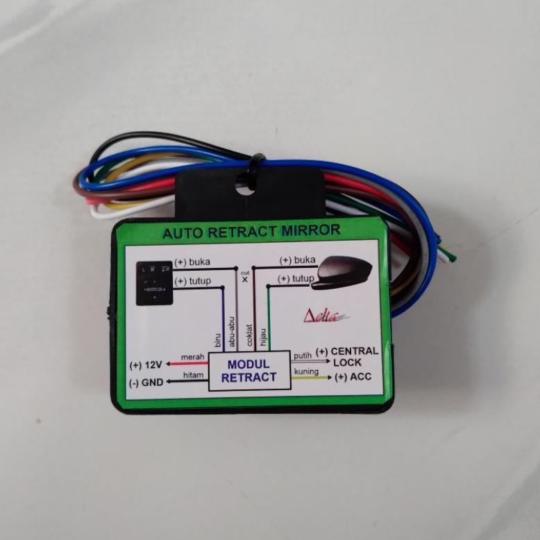 Modul Auto Retract Spion Mobil Universal / Otomatis Pelipat Spion