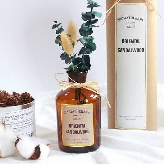 botol kaca reed diffuser 50ml Amber