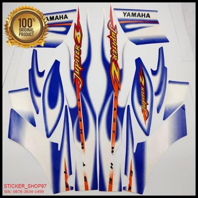 HOT DEAL (ORI) STRIPING YAMAHA JUPITER Z BIRU PUTIH 2005 KUALITAS ORIGINAL !!!