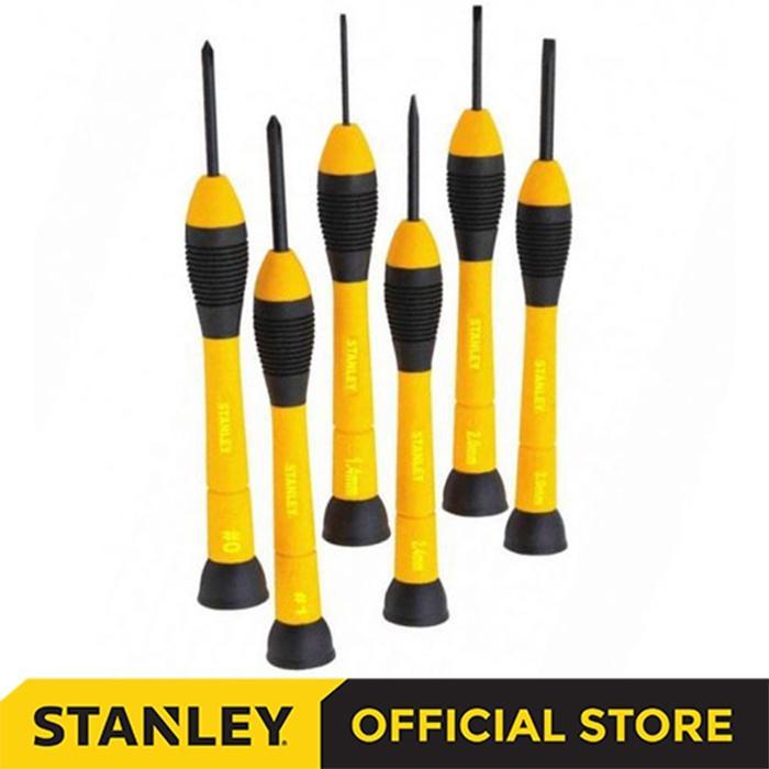 Stanley Precision Screwdriver Set / Obeng Set 6Pcs Stht66052-8
