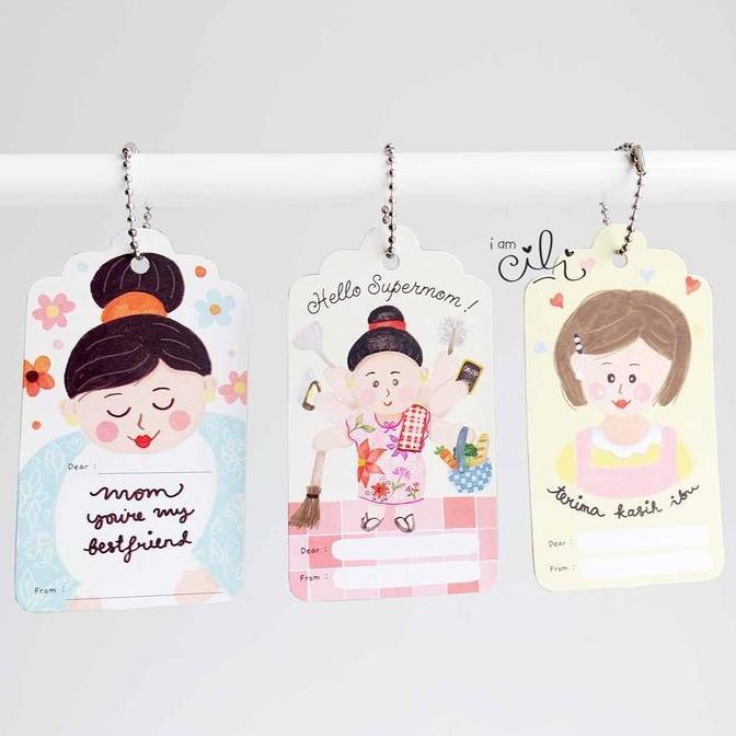 *$*$*$*$] (HT-MOTHERS04) tag hari ibu mothers day untuk mama (ADA LOBANG)