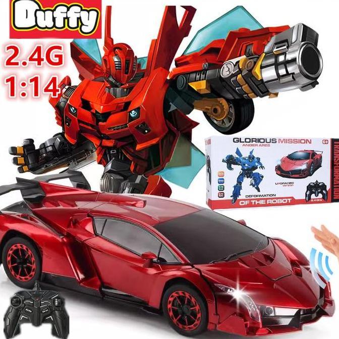 cafielozafran - duffy toys 2.4ghz 1:14 mainan mobil remote control besar / remote control mobil spor