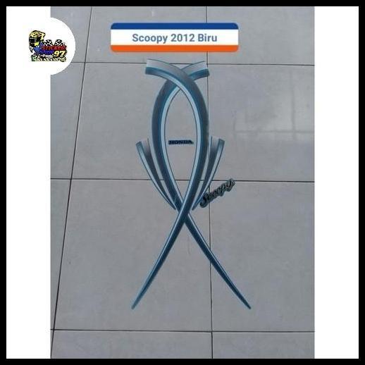 DISKON (ORI) STIKER STICKER STRIPING MOTOR HONDA SCOOPY 2010 2011 2012 KARBU 