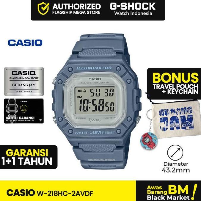 Casio General W-218HC-2AVDF W-218HC W-218 W218HC W 218HC