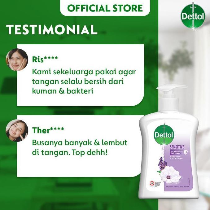 Dettol Sabun Cuci Tangan Sensitive 200ml (TERBAIK) (TERBARU) (TERMURAH)