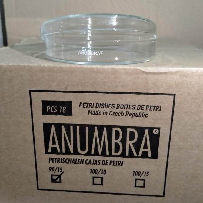 Medclean- Cawan Petri Kaca 90Mm Anumbra. Petridish 90X15Mm. Petri 9Cm. Cawan Petri 90 X 15 Mm Anumbr