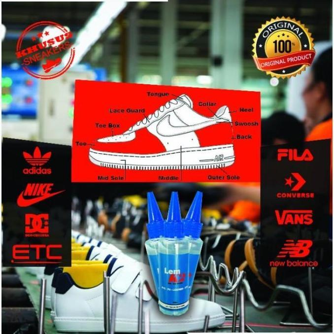 LEM SEPATU TRANSPARANT SUPER KUAT 100 ml ORIGINAL K2 - SNEAKERS