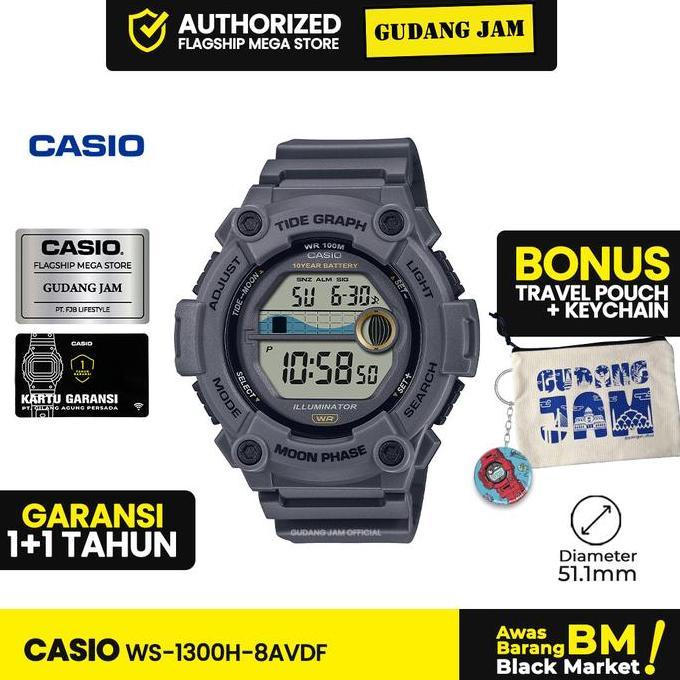 Casio General WS-1300H-8AVDF WS-1300H WS-1300 WS1300H WS1300