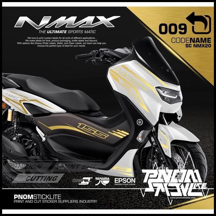 DISKON STICKER NMAX CUTTING STICKER NEW NMAX STRIPING NMAX GOLD SPORTY 2020 A !!!!!!!