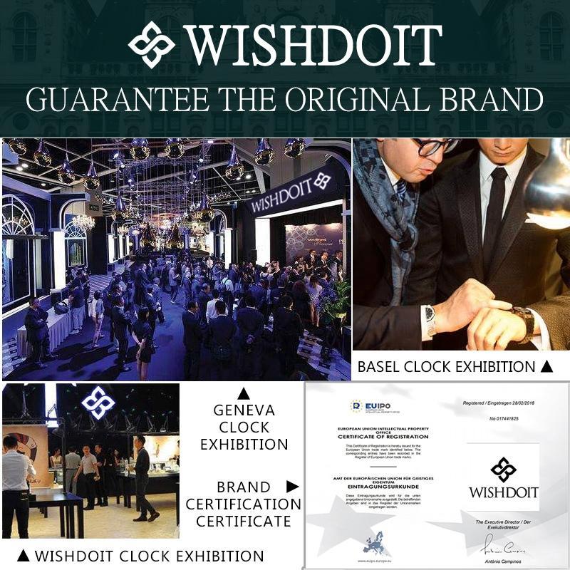 Wishdoit Jam Tangan Pasangan Asli Pria Dan Wanita Jam Tangan Anti Air Baja Tahan Karat Kronograf Kal