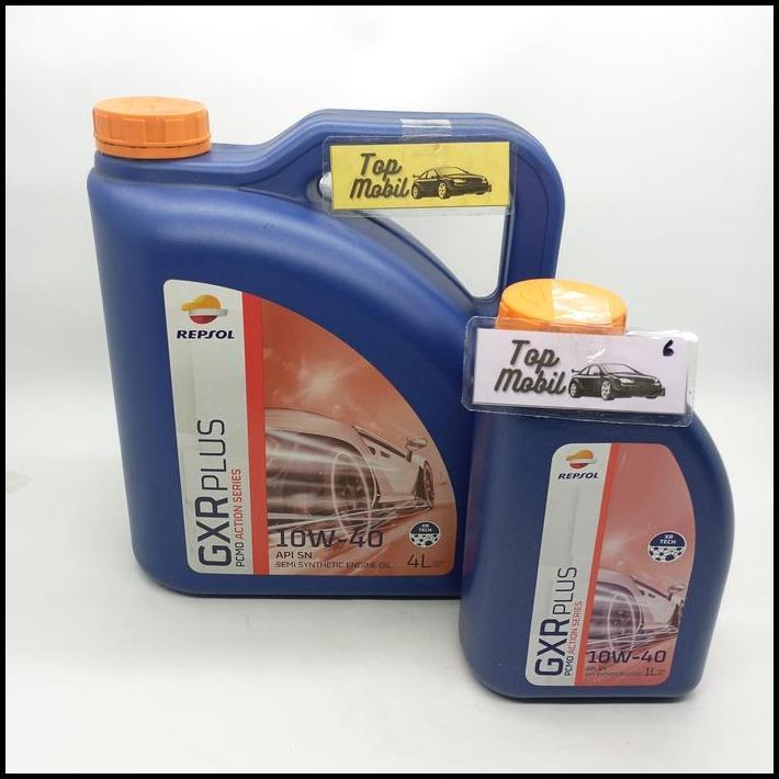 HOT DEAL OLI MESIN REPSOL GXR PLUS SAE 10W-40 API SN SEMI SYNTHETIC ENGINE OIL 
