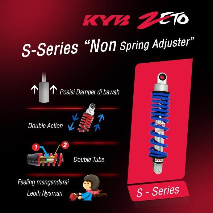 Promo skok shock KYB ZETO vario 125 150, beat fi, scoopy fi Diskon