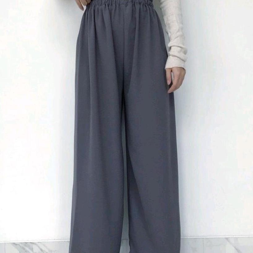 STOK TERBATAS CRINKLE AIRFLOW LOOSE PANTS VARIASI KANCING/KULOT CRINKLE AIRFLOW HIGHWAIST / KULOT CR