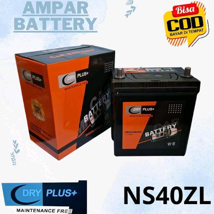 AKI MOBIL AGYA AYLA SIGRA CALYA BRIO DRYPLUS NS40ZL MF AKI KERING ORIGINAL DAN TERPERCAYA