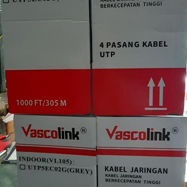 Kabel Lan Vascolink Cat 5E Cca 1 Box Dus