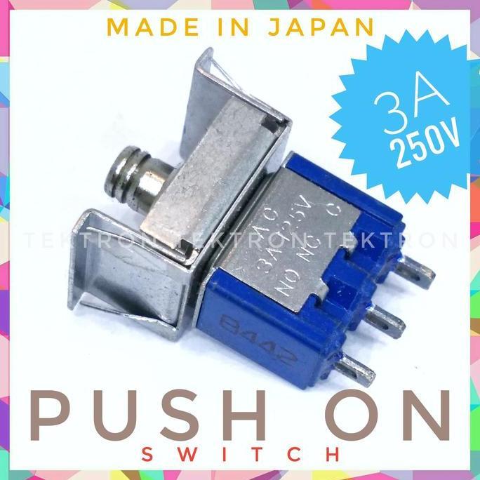 Update (1) Push On Switch 3A 250V SPDT made in Japan, rocker sw tek70n Juara