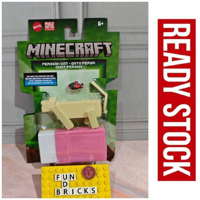 Mattel Minecraft Persian Cat Figure