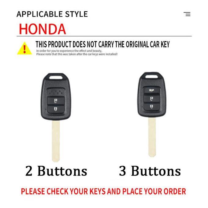 For HONDA- All New BRIO / BRV Keychain Mobil Cover Kunci Mobil