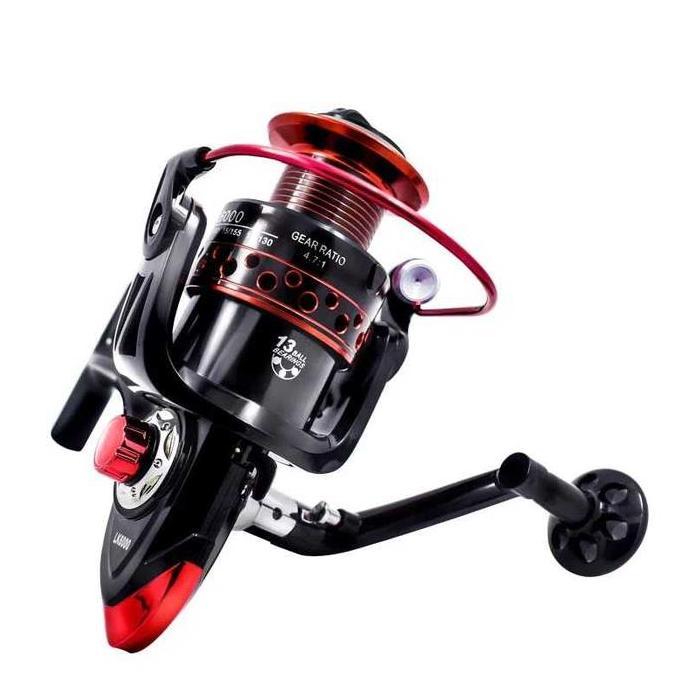 OK REEL PANCING SPINNING 13 BALL BEARING GOLD SHARKING LK5000 *