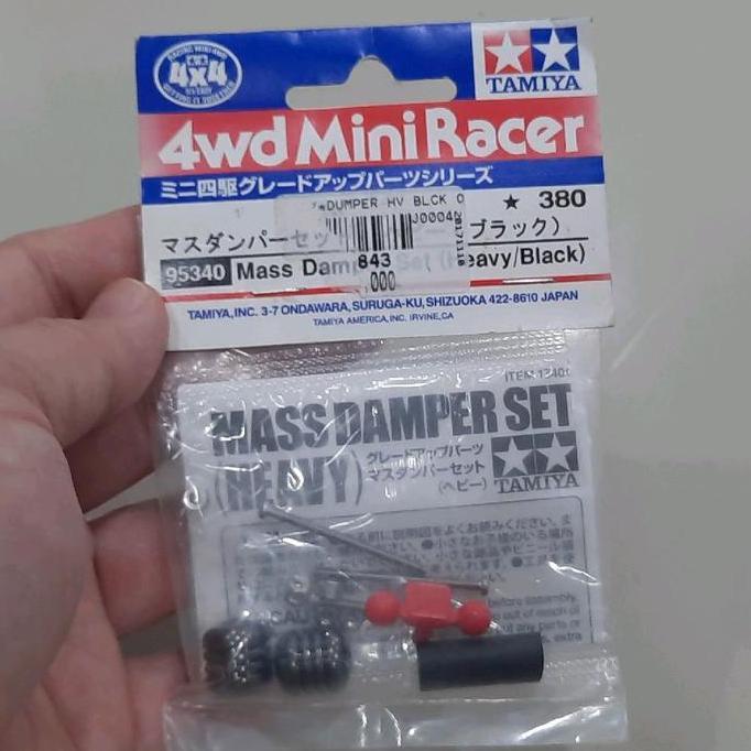 Tamiya 95340 Mass Damper Set Heavy Black Ori Tamiya Damper Galon Hitam Ori