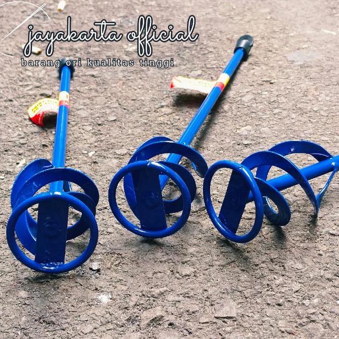 Spesial Tangkai Mixer Bor Semen Pengaduk Cat 8 Cm Tjap Mata Bor Mixer Aduk Cat