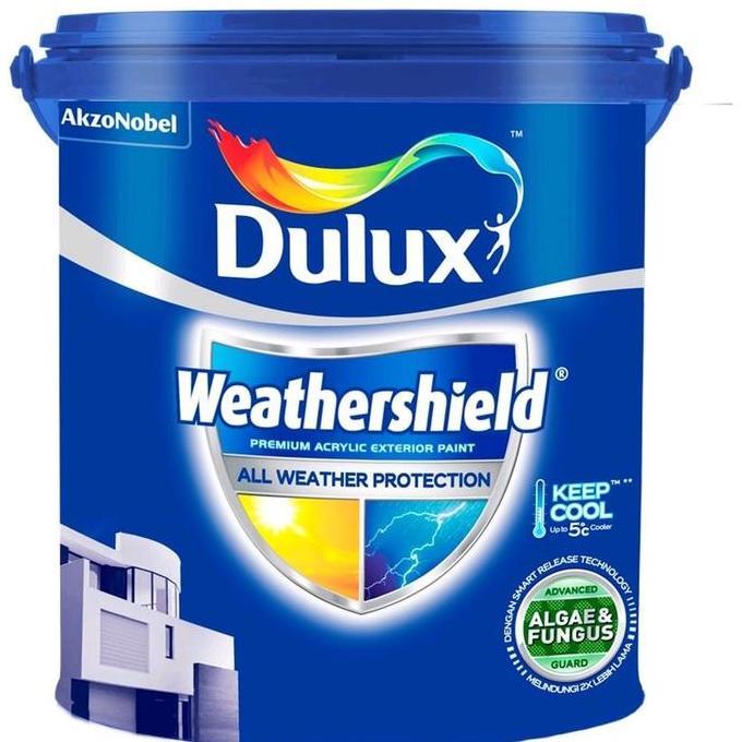 Terjangkau Cat Dulux Weathershield 2,5L / Gallant Grey 40545