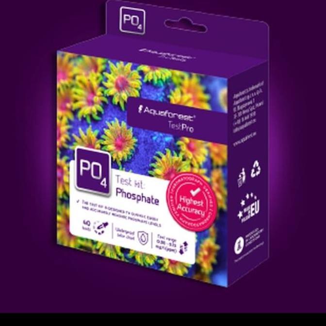 aquaforest phosphate test kit aquaforest po4 test aquaforest test kit