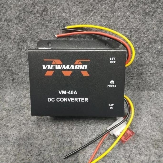 VIEWMAGIC VR-40A Car Converter Step Down DC 24V 12V 40A Murah