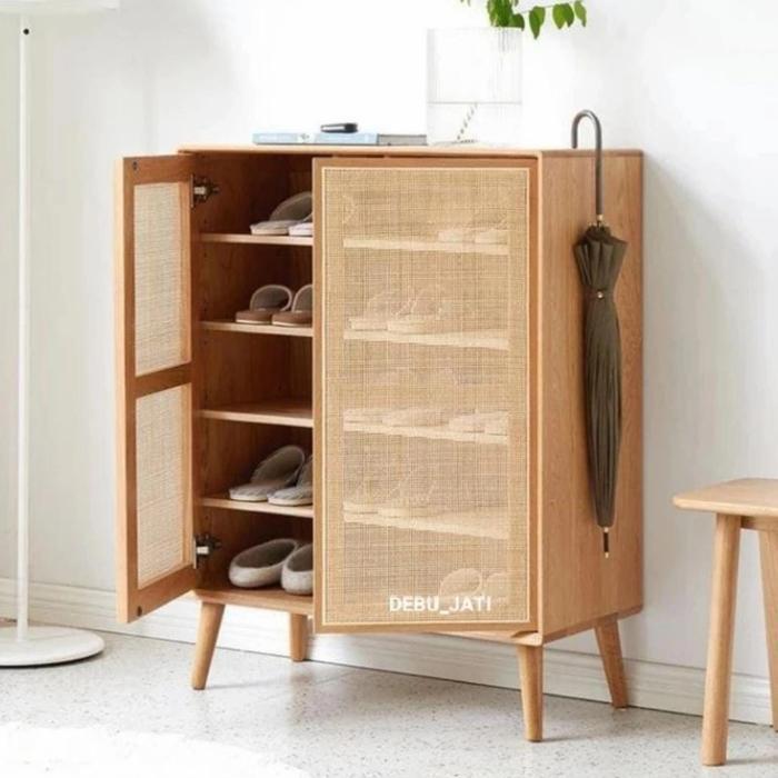 lemari sepatu, lemari sandal, rak sepatu minimalis modern