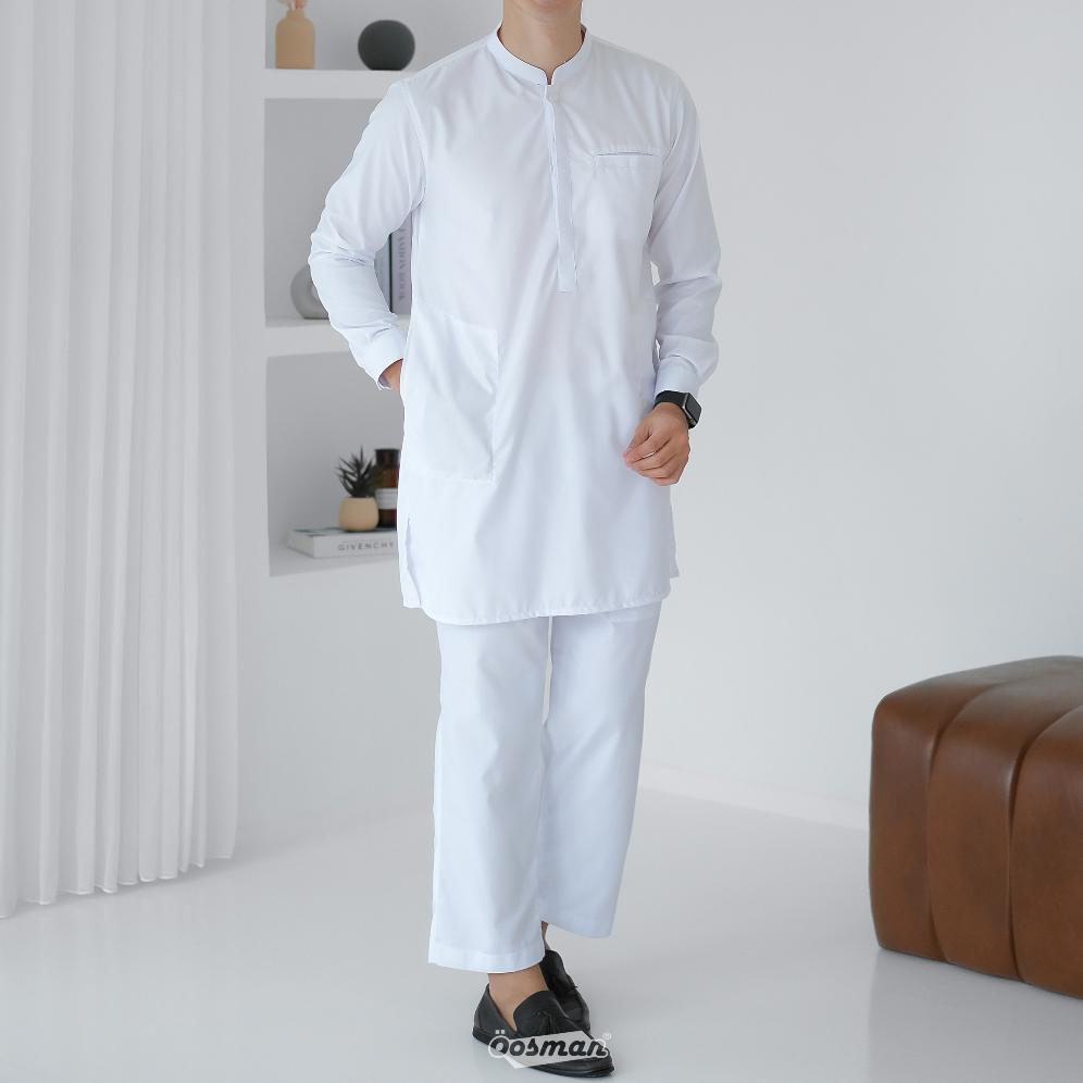 big promo oosman - kurta koko setelan pria dewasa pakistan premium lengan panjang