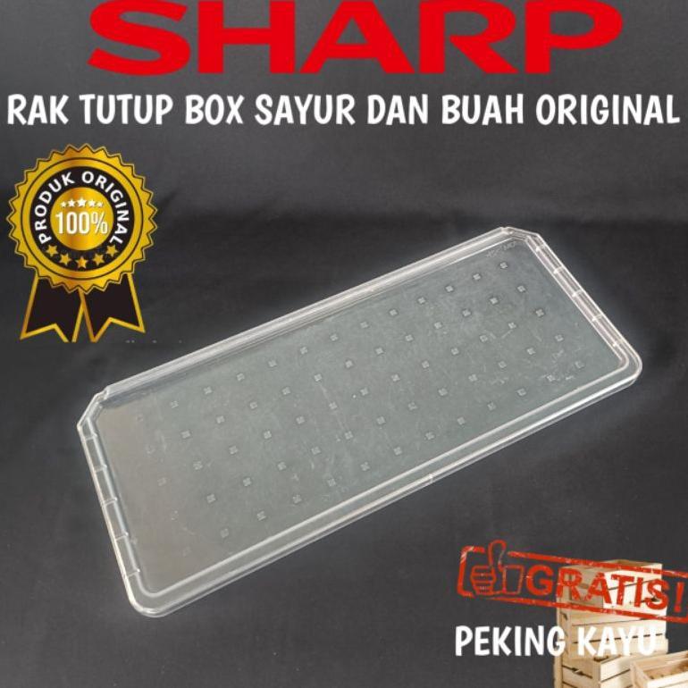 Ready RAK TUTUP BOX SAYUR DAN BUAH KULKAS SHARP 1 PINTU DAN 2 PINTU ORIGINAL