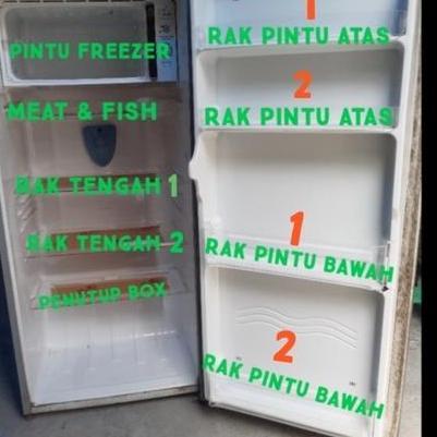 Ready [_09] Rak kulkas SHARP 1 pintu model lemon(loves) harga bersaing