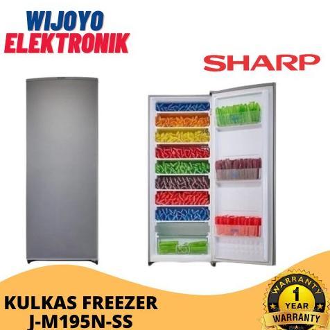 Ready Sharp Freezer Es Batu 8 Rak FJM 195 / FJ-M195N-SS / FJM195 / FJM 195N