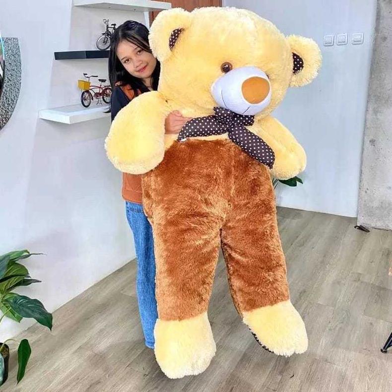 Murah Boneka Teddy Bear Ukuran 1 Meter Boneka Plupy Telapak Boneka Beruang Boneka Lucu Boneka Ukuran