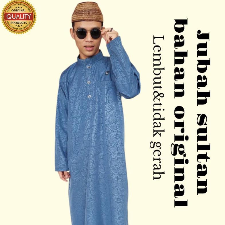 PROMO TERBARU JUBAH GAMIS PRIA SULTAN KATUN EMBOS PREMIUM