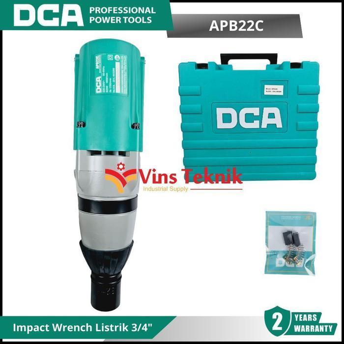 DCA APB22C Mesin Pembuka Baut Listrik Electric Impact Wrench 3/4" APB22